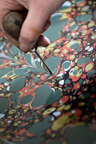 Marbling for Highrove Florilegium